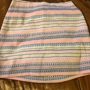 Loft Multi Print Skirt